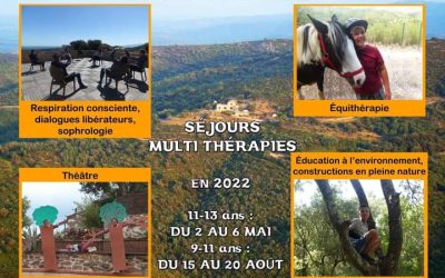 Séjours enfants avec Écoute l’Univers pour 2022