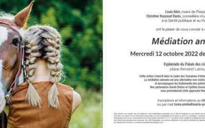 Retour sur l&rsquo;évènement médiation animale à Perpignan